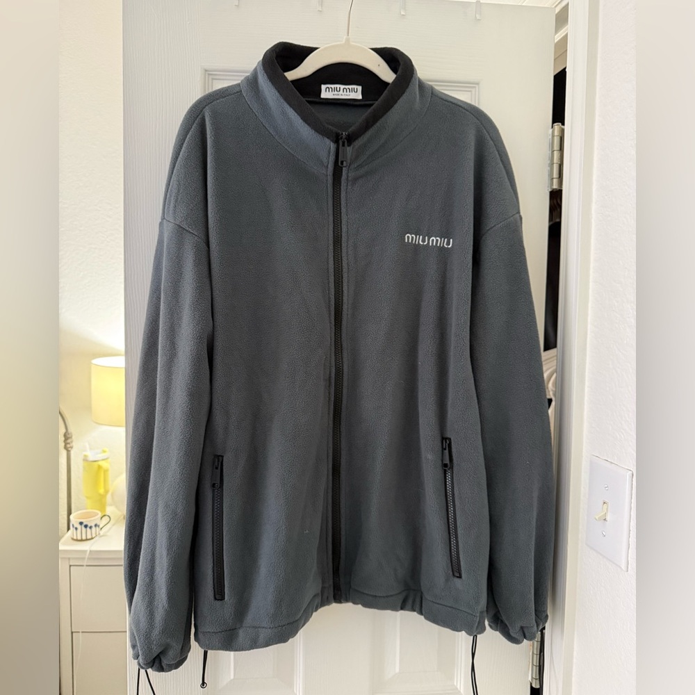 Gray Zip-Up Fleece